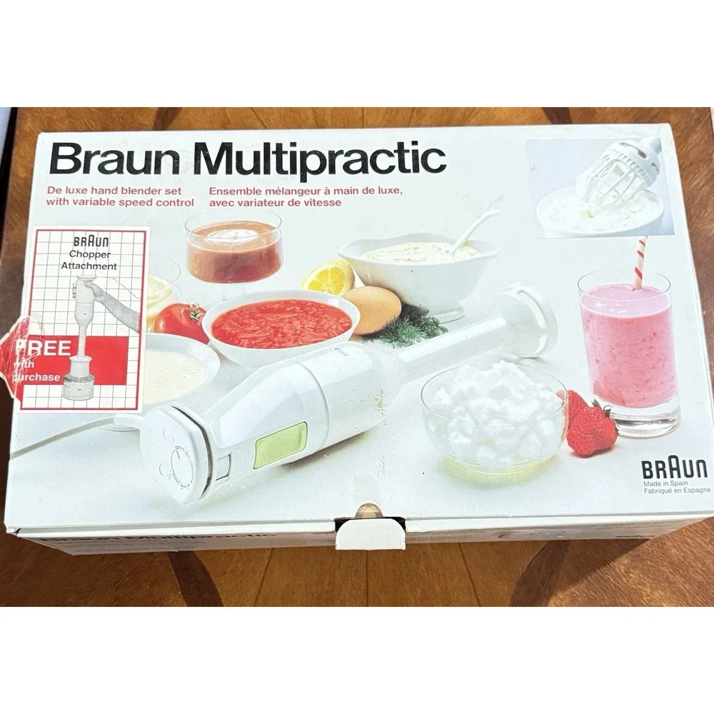 Braun Multipractic MR7 Hand Blender SET‎ De Luxe Complete